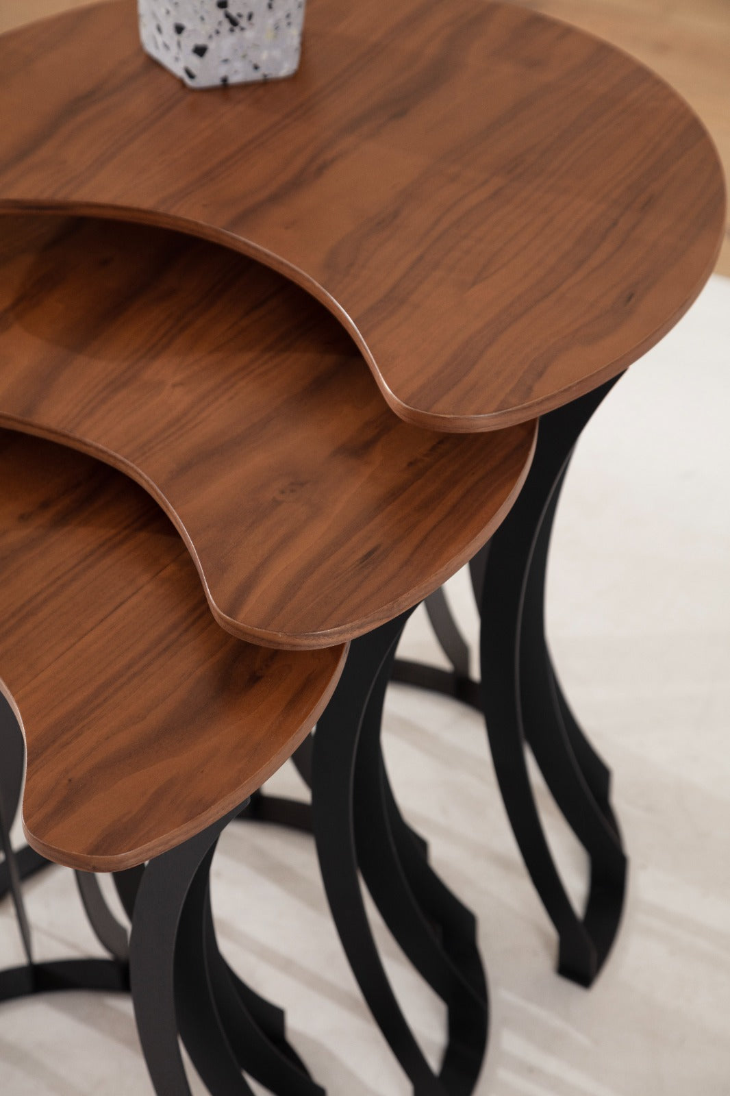 Carmen Beistelltisch Set (Black)