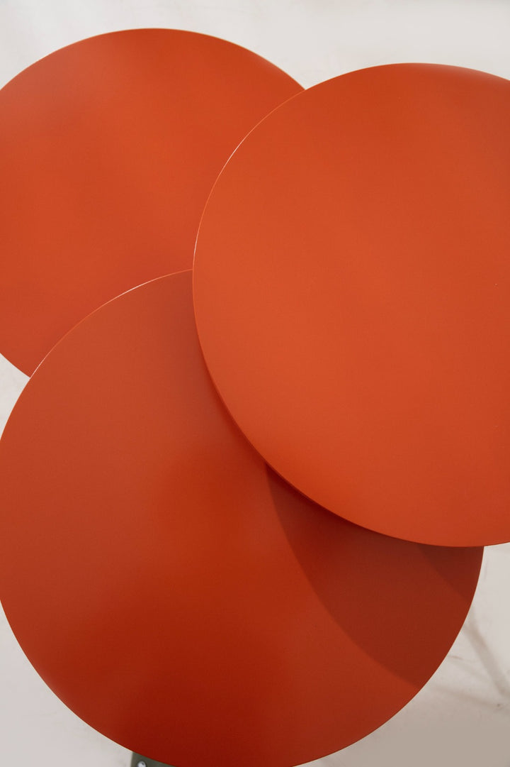 Orange Beistelltisch Set