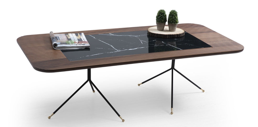 Diamond Couchtisch (Walnut-Black)