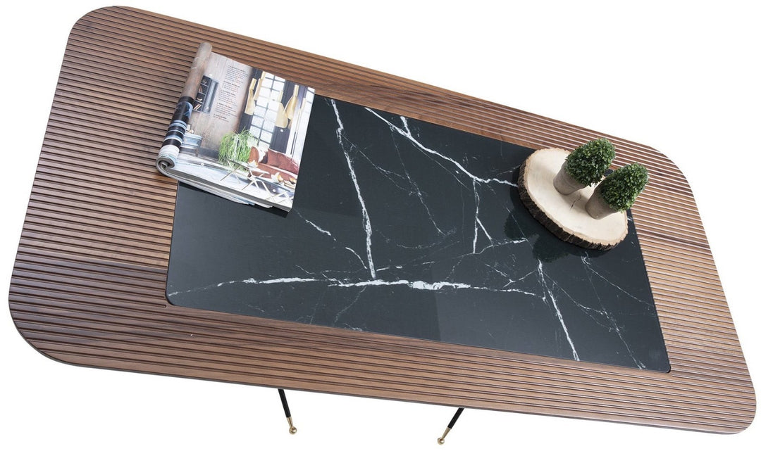 Diamond Couchtisch (Walnut-Black)