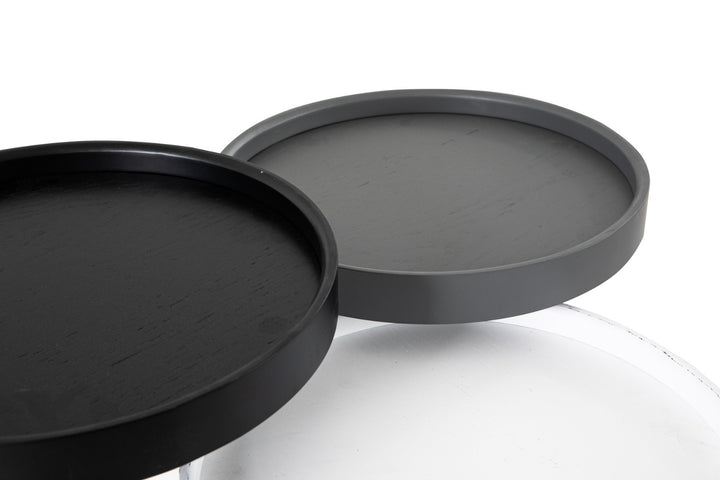 Ren Beistelltisch Set (Black)