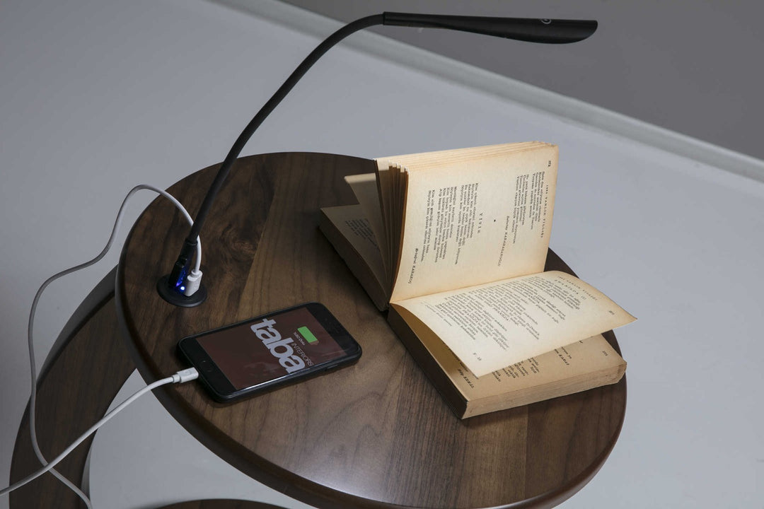 Button Serviertisch (Walnut)