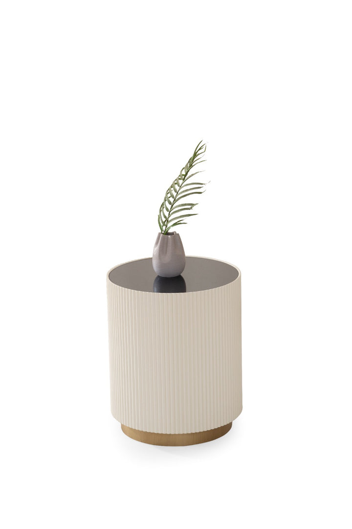 Olivia Beistelltisch Ecru