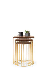 Nova Beistelltisch Set (Gold)