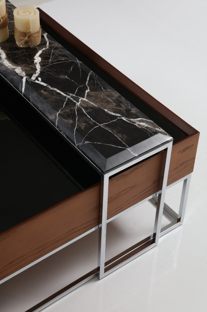 Crown Couchtisch (Walnut)