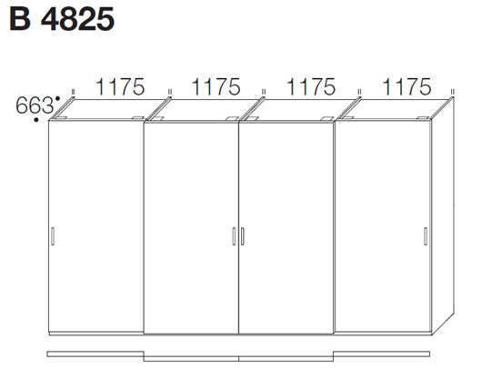 Diagonal Kleiderschrank